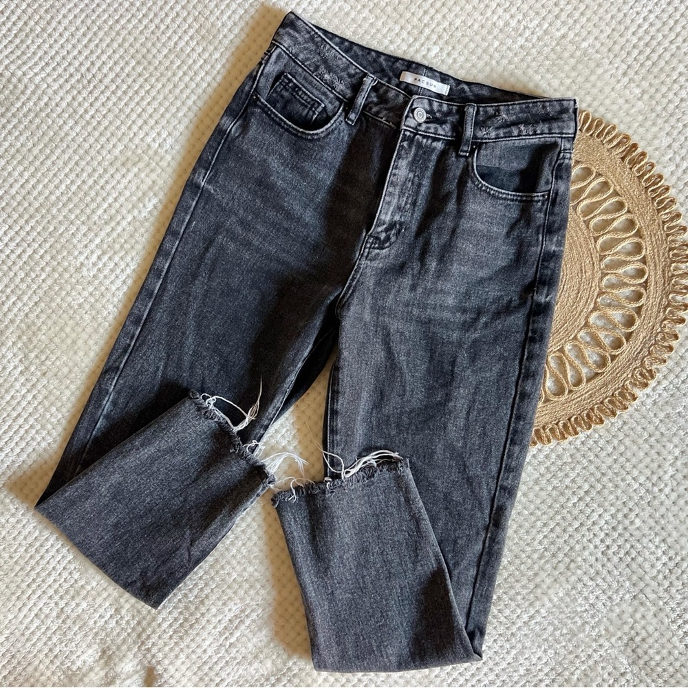 PacSun Charcoal Mom Jeans